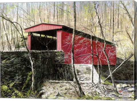 Framed Thomas Mill Bridge Print