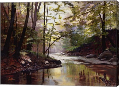 Framed Along The Wisschickon Print