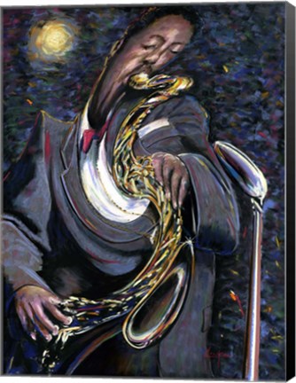 Framed S For Sax Print