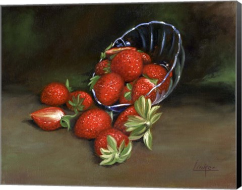 Framed Strawberries Print
