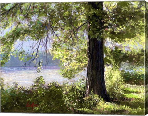 Framed View Del Print