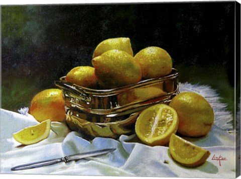 Framed Lemons 2 Print