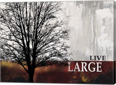 Framed Live Large Print