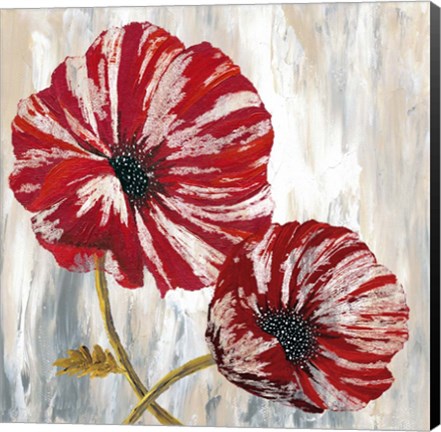 Framed Red Poppies I Print