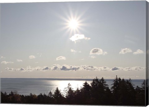Framed Atlantic Skies I Print