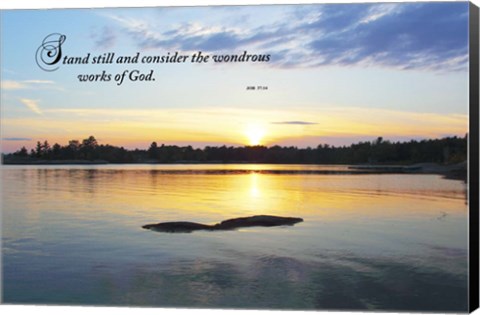 Framed Northern Sunset II Print