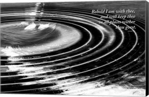 Framed Ripple Effect Print