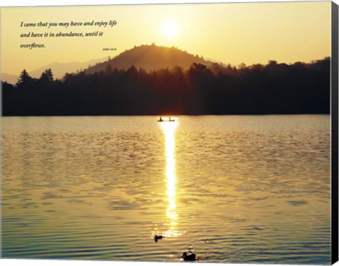 Framed Mirror Lake Print
