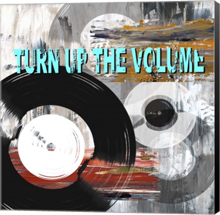 Framed Turn It Up I Print