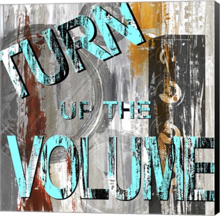 Framed Turn It Up II Print