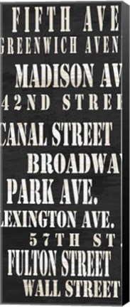 Framed NYC Streets Print