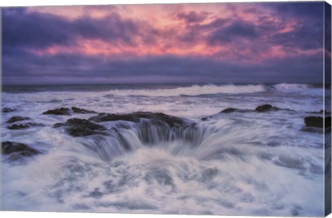 Framed Chaos at the Well Print