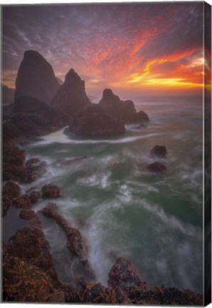 Framed Christmas Sunset Print