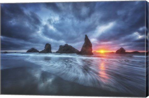 Framed Moody Blues of Oregon Print