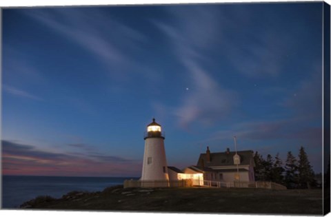 Framed Pemaquid Dawn Print