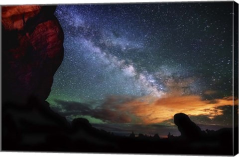 Framed Double Arch View Print