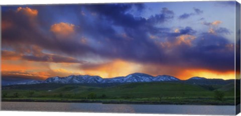 Framed Front Range Light Show Print