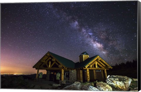 Framed Mount Evans Visitor Cabin Print