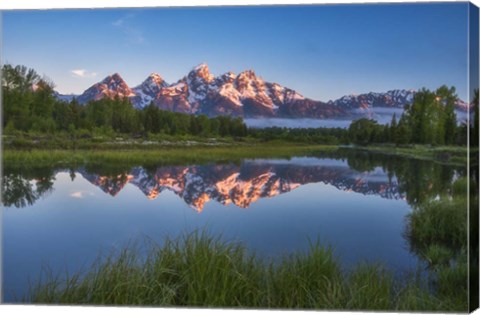 Framed Schwabacher Alpenglow Print