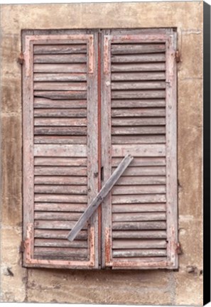 Framed French Windows III Print