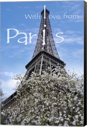 Framed With Love from Paris Print