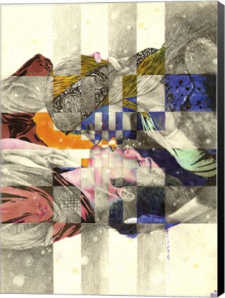 Framed Kiss ll Print