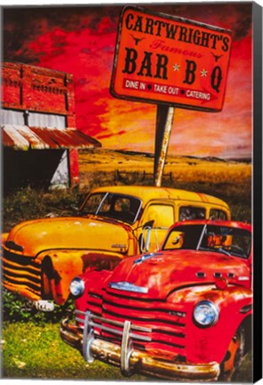 Framed Cartwrights BBQ Print
