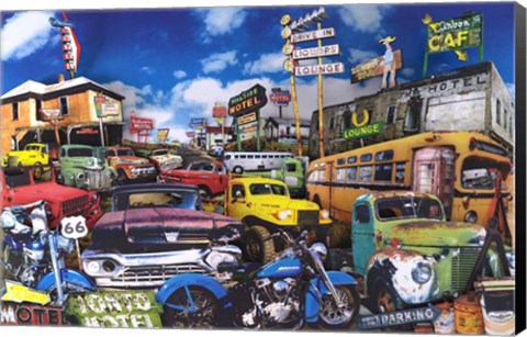 Framed Arbon Cafe Print