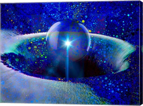 Framed Spark Of Awareness Print