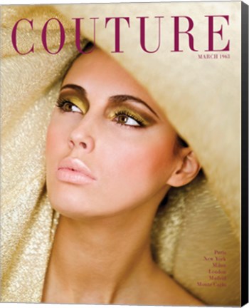 Framed Couture March 1963 Print