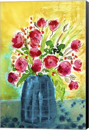 Framed Bright Arrangement I Print
