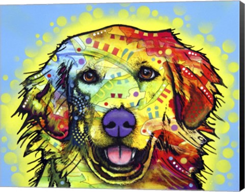 Framed Golden Retriever Print