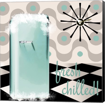 Framed Fifties Kitchen II Print