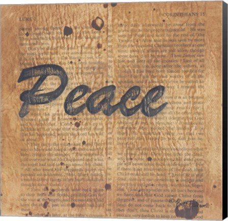 Framed Peace Print