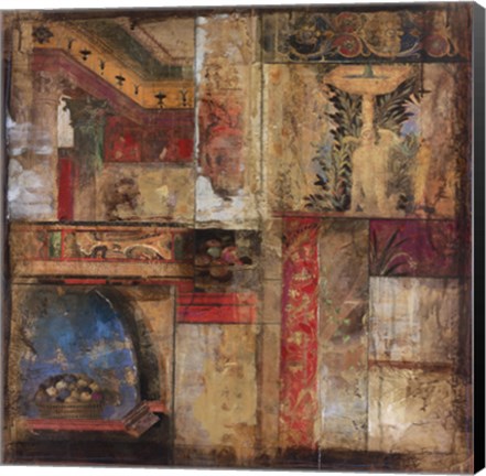 Framed Fragments Of Rome Iv Print