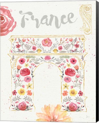 Framed Paris Blooms II Print