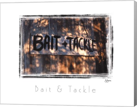 Framed Bait &amp; Tackle Print