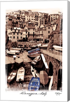 Framed Riomaggiore, Italy Print