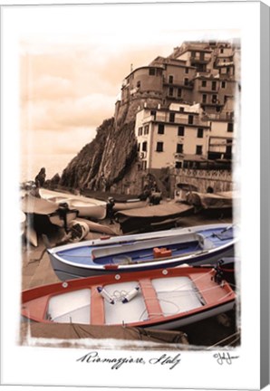 Framed Riomaggiore, Italy Print