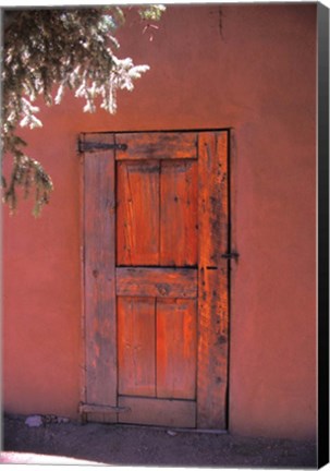 Framed Red Door Print