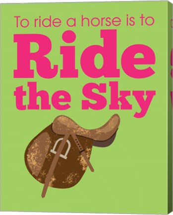 Framed Ride the Sky Print