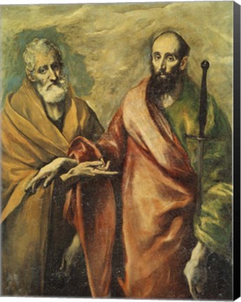 Framed Saints Peter and Paul Print