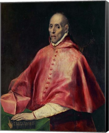 Framed Cardinal Juan de Tavera (d1545), founder of the Tavera Hospital Print