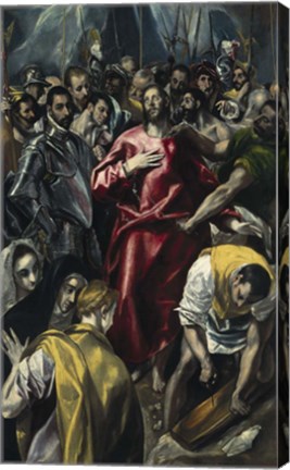 Framed Despoiling of Christ c. 1606-1608 Print