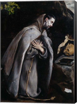 Framed Saint Francis of Assisi Print