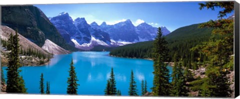 Framed Moraine Lake, Banff National Park, Alberta, Canada Print