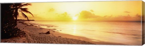 Framed Sint Maarten Sunset, Netherlands Antilles Print