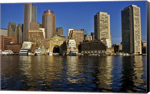 Framed Rowe&#39;s Wharf, Boston, MA Print