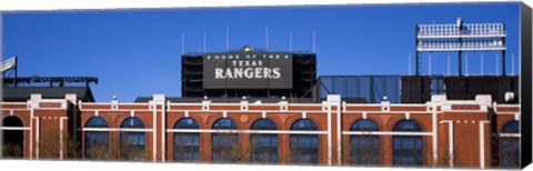 Framed Rangers Ballpark, Dallas, Texas Print