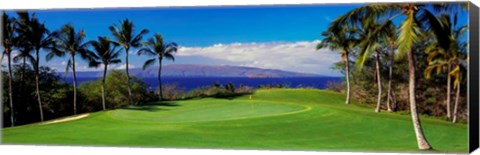 Framed Wailea Emerald Course, Maui, Hawaii Print